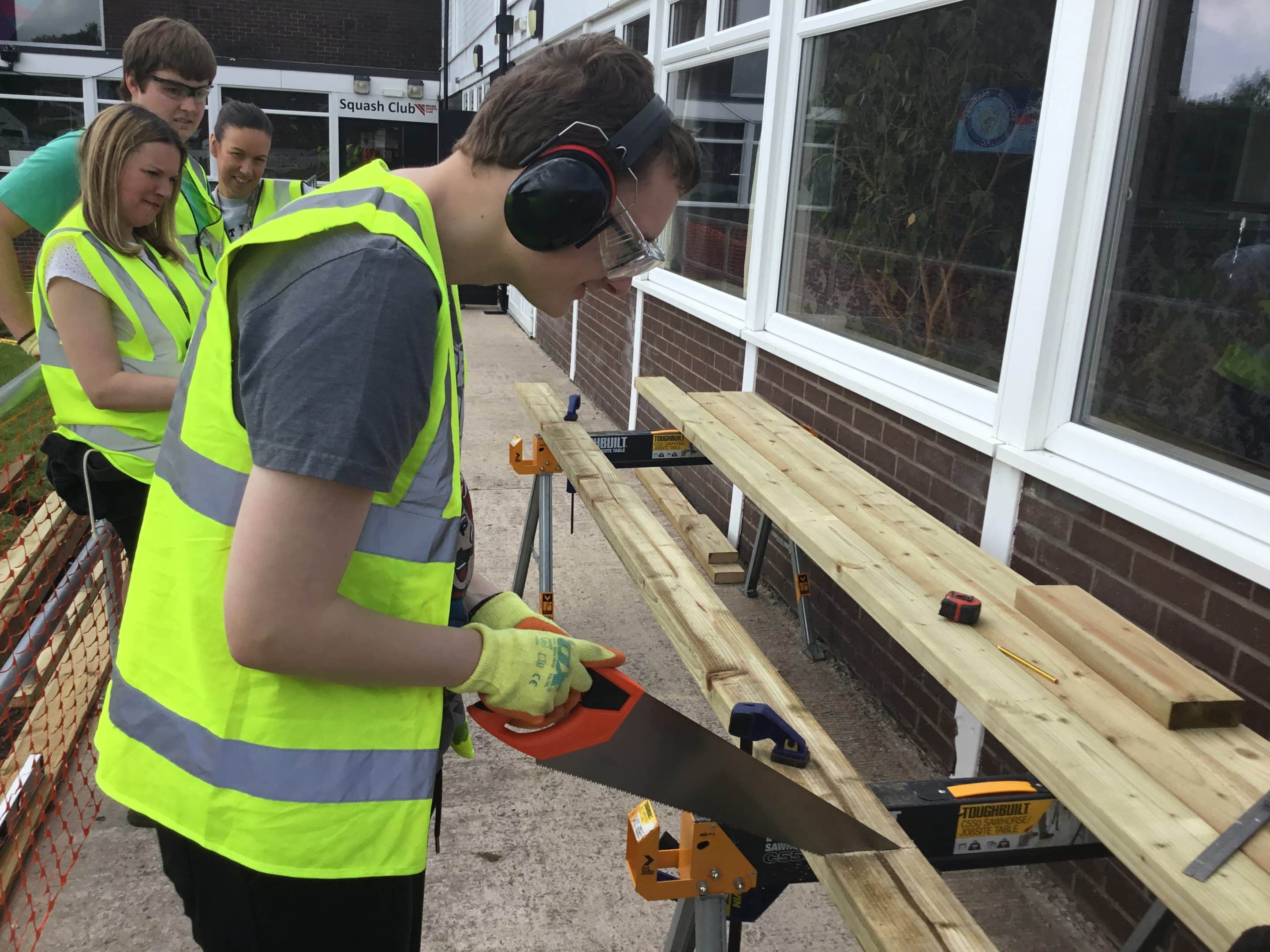 Ascent College Student on work experience